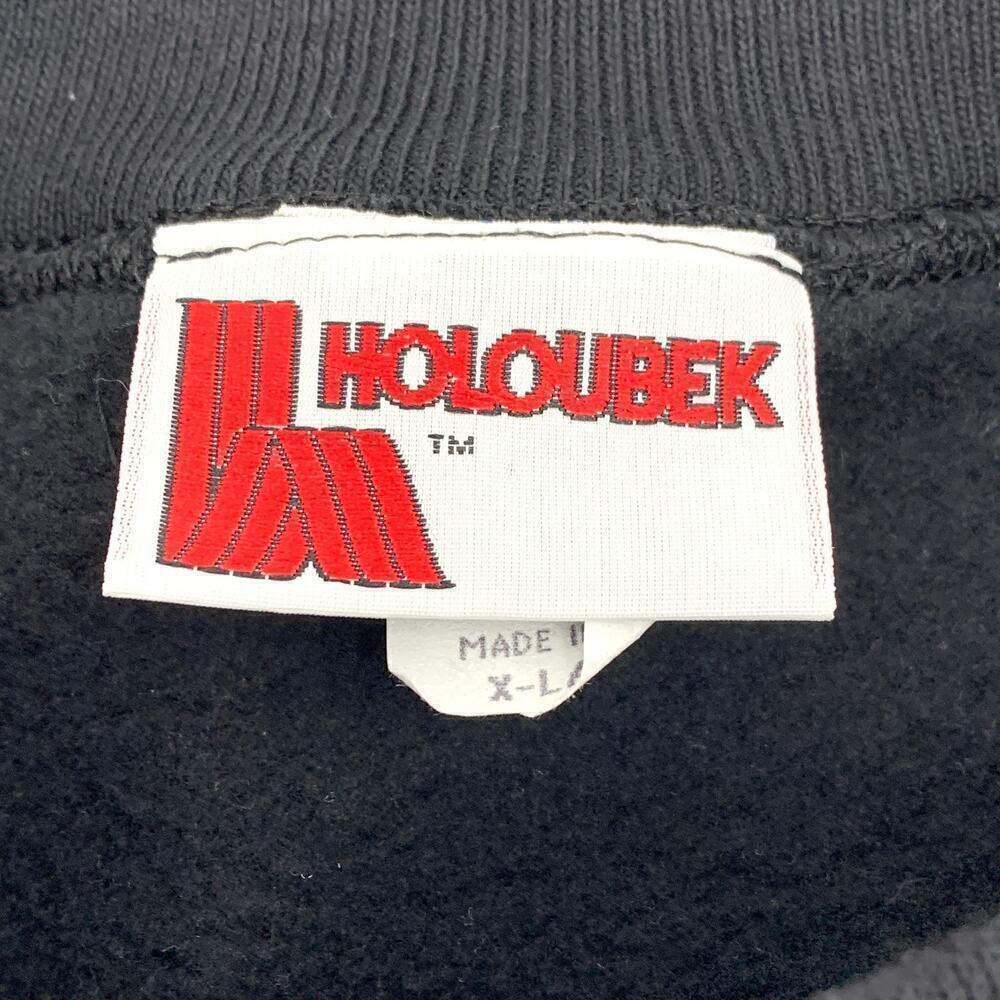 Holoubek VTG 1992 Milwaukee Winterfest Black Crewneck Sweatshirt Unisex Size XL - Picture 5 of 8